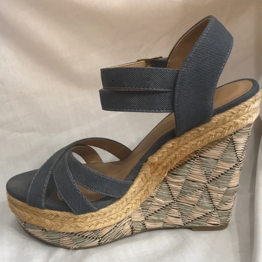 Denim Wedge